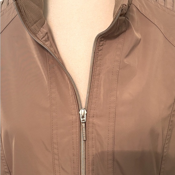 WEATHERPROOF Tan Zip Front Jacket Size Large - Picture 2 of 10
